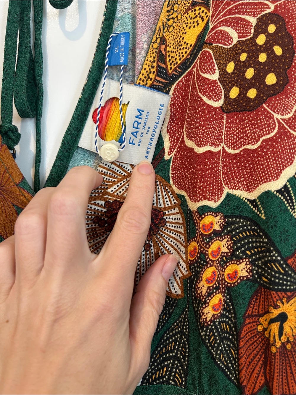 Anthropologie x Farm Rio - Verdor Maxi Dress - XL - Picture 4 of 7